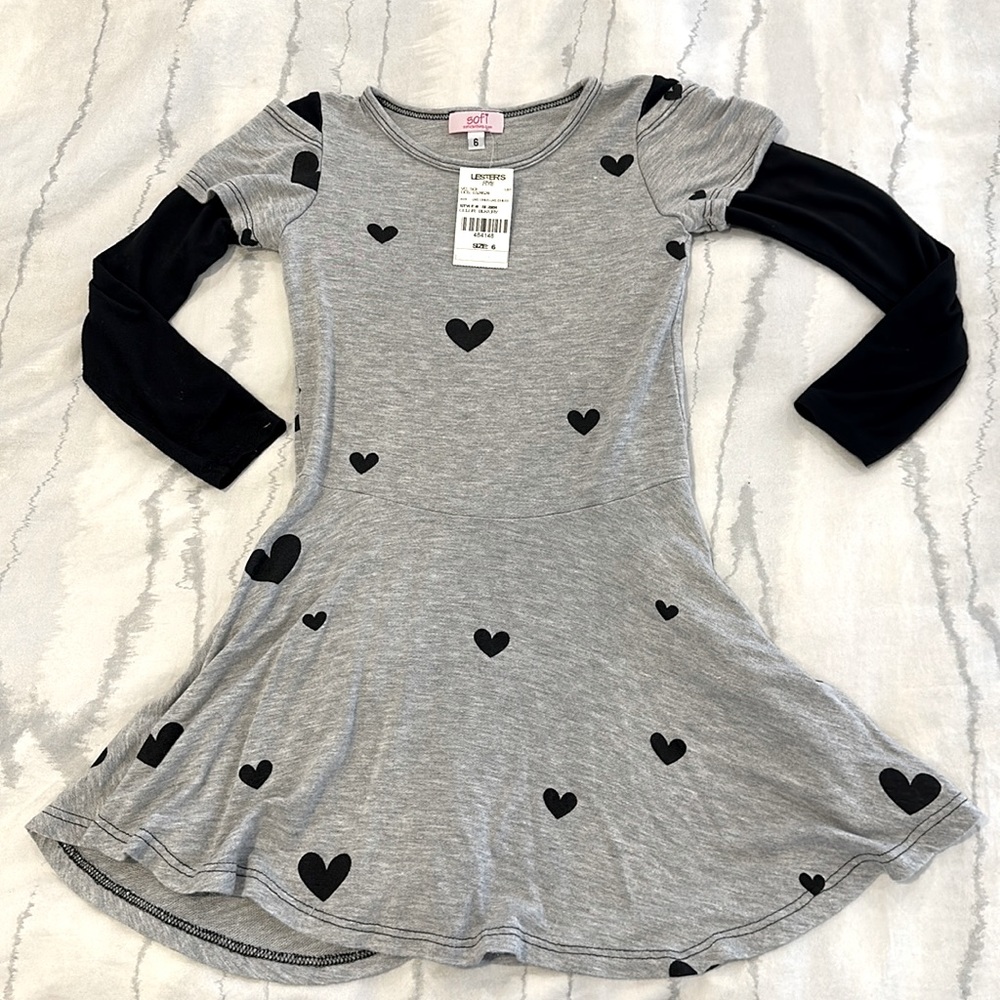 NWT Sofi girls L/S Dress size 6